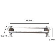 Load image into Gallery viewer, Slide staining square bar with stand pack of 1 laboratory microscope slide staining rack | aluminium slide staining stand for glass slides | pathology, histology, cytology &amp; laboratory use
