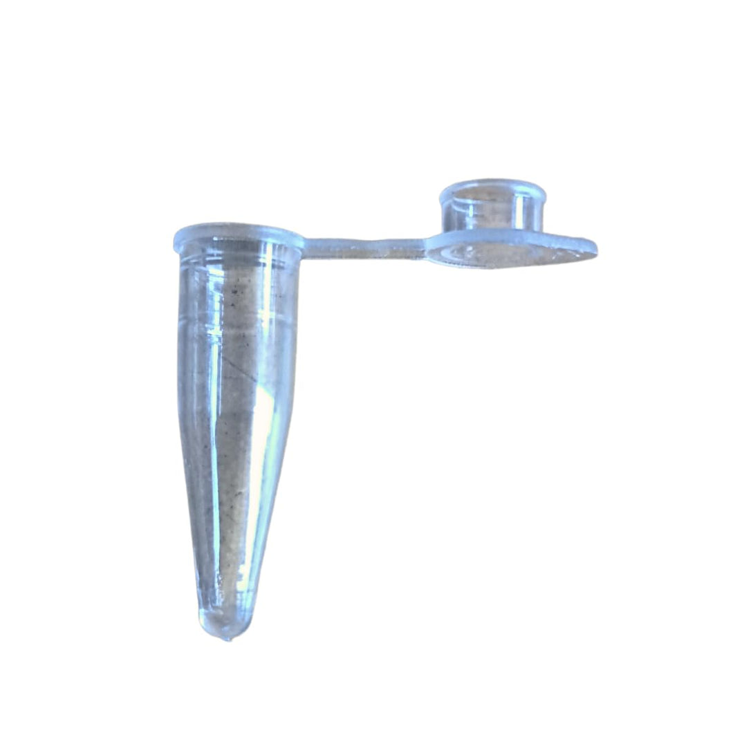 Micro Centrifuge Tube or PCR tube Polypropylene made with Hinged Lid 0.2 ml Conical Bottom Graduated - Pack of 500 Pieces