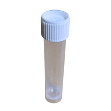 Load image into Gallery viewer, Sample collection vials or media transport tube 10 ml Pack of 10 non sterile plastic lab sample storage vial with screw cap | leak proof PP vial for chemical, biological &amp; diagnostic use
