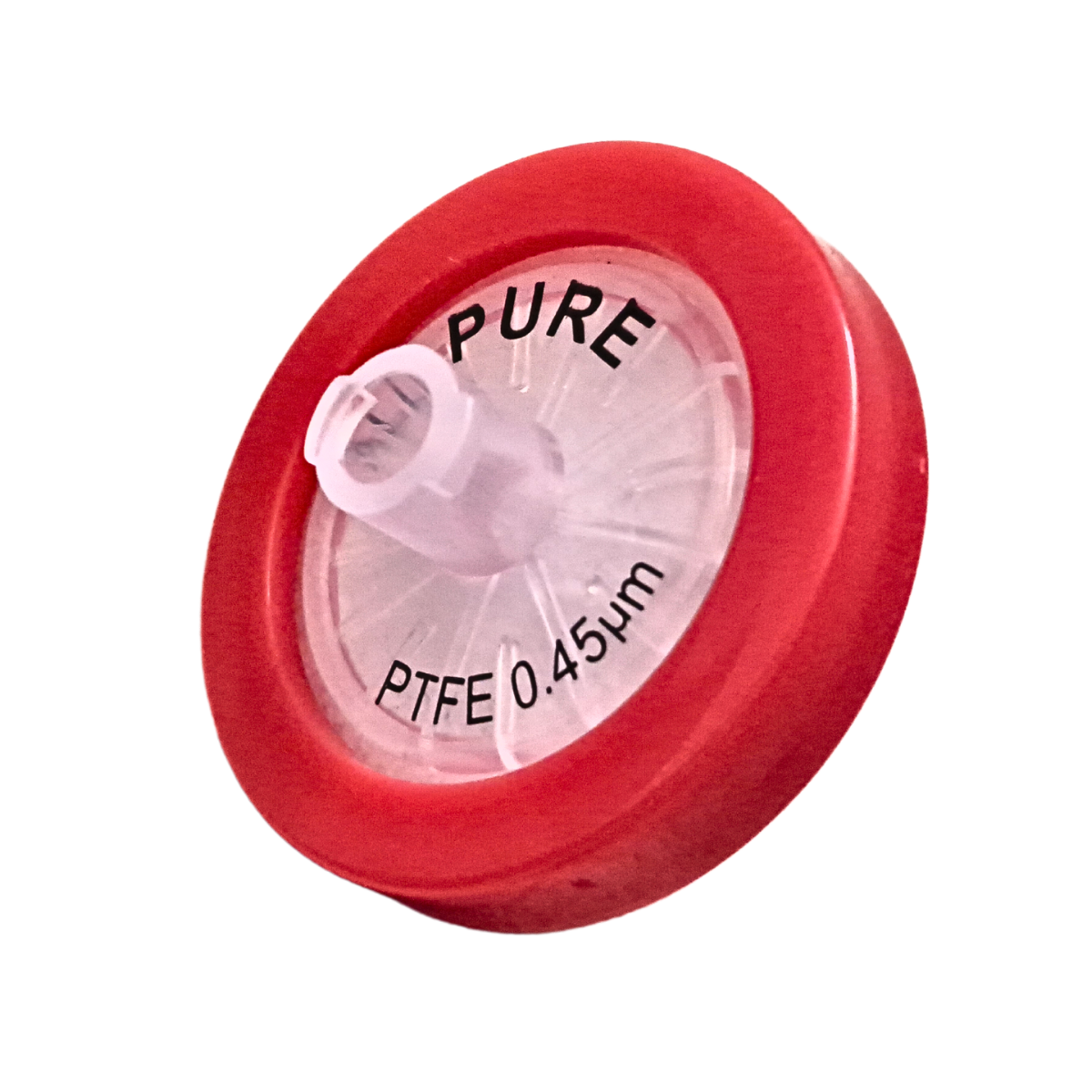 Lot De 100 Filtres à Seringue PTFE 25 Mm 0,22 µm Hydrophobes - Membrane Scientifique Biomed Non Stérile