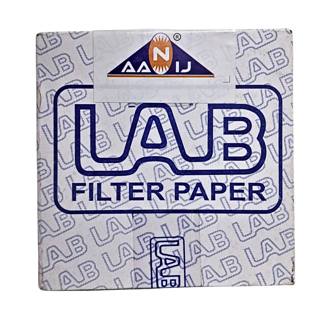 Filter Paper Grade A1 90 mm | Qualitative Round Sheets 9 cm Pack of 100 | Chemistry Lab Experiments for Schools or Laboratory Activities