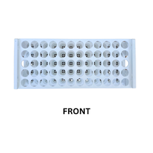 Load image into Gallery viewer, Test Tube Rack 16 mm × 60 Tubes Pack of 1| Polypropylene (PP) Laboratory Test Tube Stand | Chemical Resistant &amp; Autoclavable Plastic Tube Holder for School, College &amp; Lab Use
