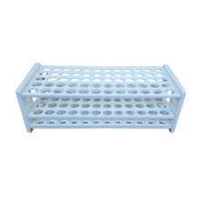 Load image into Gallery viewer, Test Tube Rack 16 mm × 60 Tubes Pack of 1| Polypropylene (PP) Laboratory Test Tube Stand | Chemical Resistant &amp; Autoclavable Plastic Tube Holder for School, College &amp; Lab Use
