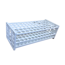 Load image into Gallery viewer, Test Tube Rack 16 mm × 60 Tubes Pack of 1| Polypropylene (PP) Laboratory Test Tube Stand | Chemical Resistant &amp; Autoclavable Plastic Tube Holder for School, College &amp; Lab Use

