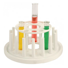 Load image into Gallery viewer, Test Tube Stand Round for 19 mm &amp; 25 mm Tubes For Laboratory Pack of 1
