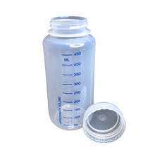 Load image into Gallery viewer, Reagent Bottle Printed Graduation Leak proof Wide Mouth with cap Capacity 500 ml Material Polypropylene For filling Liquid in Laboratory Pack of 1
