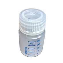 Load image into Gallery viewer, Reagent Bottle Printed Graduation Leak proof Wide Mouth with cap Capacity 30 ml Material Polypropylene For filling Liquid in Laboratory Pack of 1
