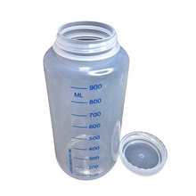 Load image into Gallery viewer, Reagent Bottle Printed Graduation Leak proof Wide Mouth with cap Capacity 1000 ml Material Polypropylene For filling Liquid in Laboratory Pack of 1
