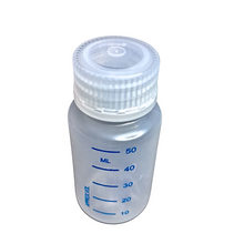 Load image into Gallery viewer, Reagent Bottle Printed Graduation Leak proof Wide Mouth with cap Capacity 60 ml Material Polypropylene For filling Liquid in Laboratory Pack of 1
