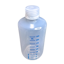 Load image into Gallery viewer, Reagent Bottle Printed Graduation Leak proof Narrow Mouth with cap Capacity 250 ml Material Polypropylene For filling Liquid in Laboratory Pack of 1
