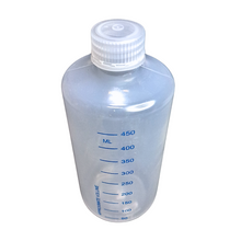 Load image into Gallery viewer, Reagent Bottle Printed Graduation Leak proof Narrow Mouth with cap Capacity 500 ml Material Polypropylene For filling Liquid in Laboratory Pack of 1
