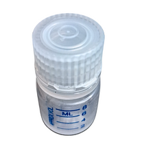 Load image into Gallery viewer, Reagent Bottle Printed Graduation Leak proof Narrow Mouth with cap Capacity 8 ml Material Polypropylene For filling Liquid in Laboratory Pack of 1
