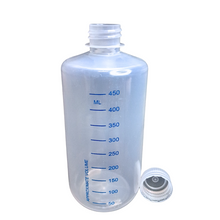 Load image into Gallery viewer, Reagent Bottle Printed Graduation Leak proof Narrow Mouth with cap Capacity 500 ml Material Polypropylene For filling Liquid in Laboratory Pack of 1
