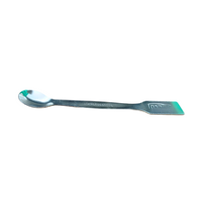 Load image into Gallery viewer, Laboratory spatula Stainless Steel Spatula Spoon 5 inch Pack of 1 Heavy type One side is spoon and another side is flat Used in chemistry lab
