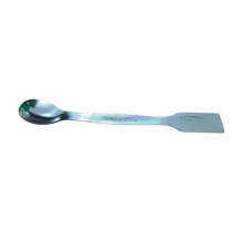 Load image into Gallery viewer, Laboratory spatula Stainless Steel Spatula Spoon 5 inch Pack of 1 Heavy type One side is spoon and another side is flat Used in chemistry lab
