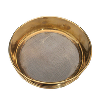 Load image into Gallery viewer, Jayant Test Sieve 200 mm Diameter BBS - 85 and ASTM - 80, 180 micron Pack of 1 stainless steel Mesh with Brass Frame For Laboratory and Uniform Fabrication for Smooth-Nesting
