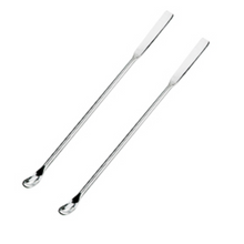 Load image into Gallery viewer, Micro Spatula wire Type 6 inch or 150 mm Pack of 1 Stainless Steel One Side Spoon and One Side Flat For Laboratory
