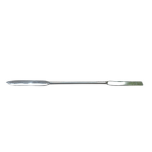 Load image into Gallery viewer, Micro Spatula or Flexible Spatula with Point Type 8 inch or 200 mm Pack of 1 Stainless Steel, Polished One Side Pointed and One Side Flat For Laboratory
