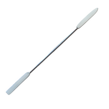 Load image into Gallery viewer, Micro Spatula or Flexible Spatula with Point Type 10 inch or 250 mm Pack of 1 Stainless Steel, Polished One Side Pointed and One Side Flat For Laboratory
