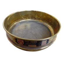 Load image into Gallery viewer, Jayant Test Sieve 200 mm Diameter BBS - 7 and ASTM - 8, 2411 micron Pack of 1 stainless steel Mesh with Brass Frame For Laboratory and Uniform Fabrication for Smooth-Nesting
