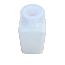 Load image into Gallery viewer, Reagent Bottle 60 ml Square Shape Wide mouth HDPE Chemical Storage Bottle with Screw Cap | Autoclavable, Leak-Proof &amp; Chemical Resistant Laboratory Bottle Pack of 1
