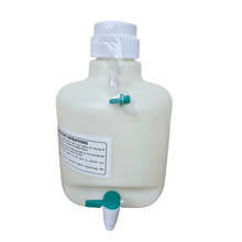 Load image into Gallery viewer, Carboy 10 litre with stop cock pack of 1 polypropylene lab chemical storage container | leak-resistant dispensing tap reagent &amp; liquid storage bottle for laboratory, industrial &amp; research use
