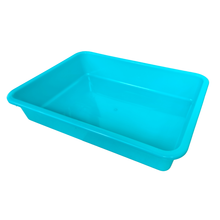 Load image into Gallery viewer, Laboratory Tray 48 x 33 x 11 cm Pack of 1 | Plastic lab Utility Tray with Raised Edges Sky Blue Color | lab Instrument &amp; Equipment Tray | Medical, Pharmacy, Dental &amp; Research lab Tray
