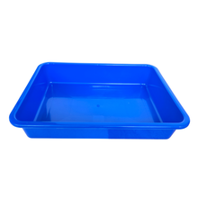 Load image into Gallery viewer, Laboratory Tray 45 x 31 x 9 cm Pack of 1 | Plastic lab Utility Tray with Raised Edges Blue Color | lab Instrument &amp; Equipment Tray | Medical, Pharmacy, Dental &amp; Research lab Tray
