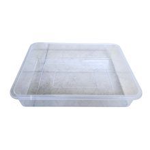 Load image into Gallery viewer, Laboratory Tray 27.5 x 22.5 x 6 cm Pack of 2 | Plastic lab Utility Tray with Raised Edges transperant | lab Instrument &amp; Equipment Tray | Medical, Pharmacy, Dental &amp; Research lab Tray
