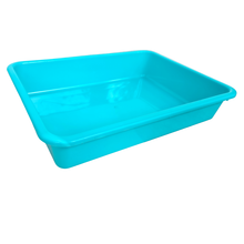 Load image into Gallery viewer, Laboratory Tray 45 x 31 x 9 cm Pack of 1 | Plastic lab Utility Tray with Raised Edges Sky Blue Color | lab Instrument &amp; Equipment Tray | Medical, Pharmacy, Dental &amp; Research lab Tray
