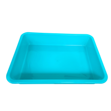 Load image into Gallery viewer, Laboratory Tray 48 x 33 x 11 cm Pack of 1 | Plastic lab Utility Tray with Raised Edges Sky Blue Color | lab Instrument &amp; Equipment Tray | Medical, Pharmacy, Dental &amp; Research lab Tray
