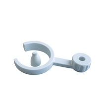 Load image into Gallery viewer, Separatory Funnel Holder Pack of 1 Laboratory Funnel Stand/Clamp for Separating Funnel Support Stand for Chemical Lab Use, Durable &amp; Stable Base, Polypropylene
