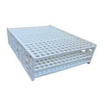 Load image into Gallery viewer, Test Tube Rack 13 mm × 252 Tubes Pack of 1 | Polypropylene (PP) Laboratory Test Tube Stand | High Capacity Chemical Resistant &amp; Autoclavable Plastic Tube Holder for Lab, College &amp; Research Use
