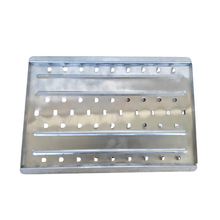 Load image into Gallery viewer, Microscope Slide Carrying Tray Aluminium Pack of 1 | Laboratory Slide Transport Tray for Safe Handling &amp; Storage | Durable Metal Slide Holder for Pathology, Lab &amp; Research Use
