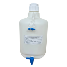 Load image into Gallery viewer, Carboy 20 Litre with Stop Cock Pack of 1 Polypropylene Lab Chemical Storage Container | Leak-Resistant Dispensing Tap Reagent &amp; Liquid Storage Bottle for Laboratory, Industrial &amp; Research Use
