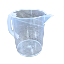 Load image into Gallery viewer, Plastic Measuring Jug 250 ml Pack of 1 Euro Clear Graduated Jug with Handle &amp; Spout | Food Grade Measuring Cup for Kitchen, Baking, Lab &amp; Liquid Measurements
