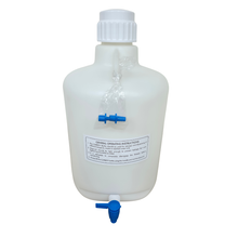 Load image into Gallery viewer, Carboy 20 Litre with Stop Cock Pack of 1 Polypropylene Lab Chemical Storage Container | Leak-Resistant Dispensing Tap Reagent &amp; Liquid Storage Bottle for Laboratory, Industrial &amp; Research Use
