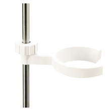 Load image into Gallery viewer, Separatory Funnel Holder Pack of 1 Laboratory Funnel Stand/Clamp for Separating Funnel Support Stand for Chemical Lab Use, Durable &amp; Stable Base, Polypropylene
