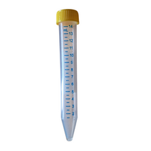 Load image into Gallery viewer, Centrifuge Tube 15ml Graduated Autoclave, Conical Bottom, Leak proof Tubes, Non - Sterile (Pack of 10 Pcs)
