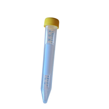 Load image into Gallery viewer, Centrifuge Tube 15ml Graduated Autoclave, Conical Bottom, Leak proof Tubes, Non - Sterile Pack of 1
