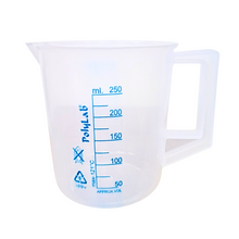 Load image into Gallery viewer, Measuring Jug  Printed Plastic 250 ml Beaker with Handle, Molded in Polypropylene - Screen Printed Graduations, Spout &amp; Handle for Easy Pouring (250 ml, Pack of 1)
