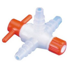 Load image into Gallery viewer, Stop Cock 3 way Molded in Polypropylene Pack of 1 Polylab
