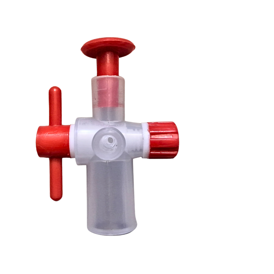 Polylab Palstic Stop Cock for Vacuum Desiccator Polypropylene made for Laboratory (Pack of 1)