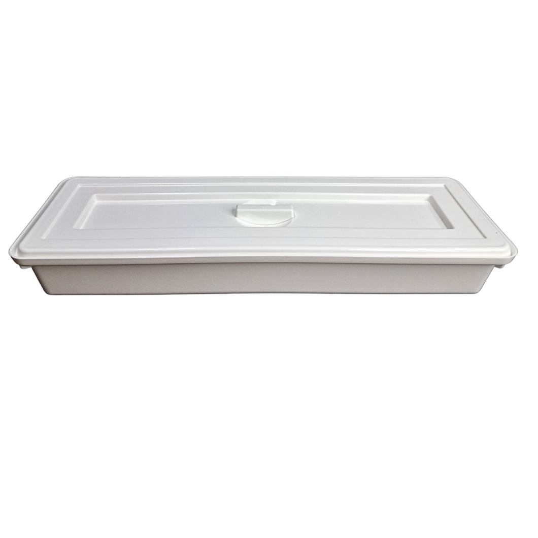 Instrument Sterilizing Tray molded in polypropylene Plastic Size 450 x 150 x 70 mm (Pack of 1)