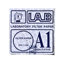 Load image into Gallery viewer, Filter Paper Grade A1, 70 mm | Qualitative Round Sheets 7 cm Pack of 100 | Chemistry Lab Experiments for Schools or Laboratory Activities
