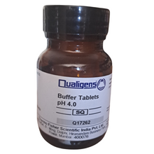 Load image into Gallery viewer, Buffer Tablets pH 4 Qualigens  | Pack of 20 Tablets for laboratory and industrial use only
