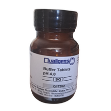 Load image into Gallery viewer, Buffer Tablets pH 4 Qualigens  | Pack of 20 Tablets for laboratory and industrial use only
