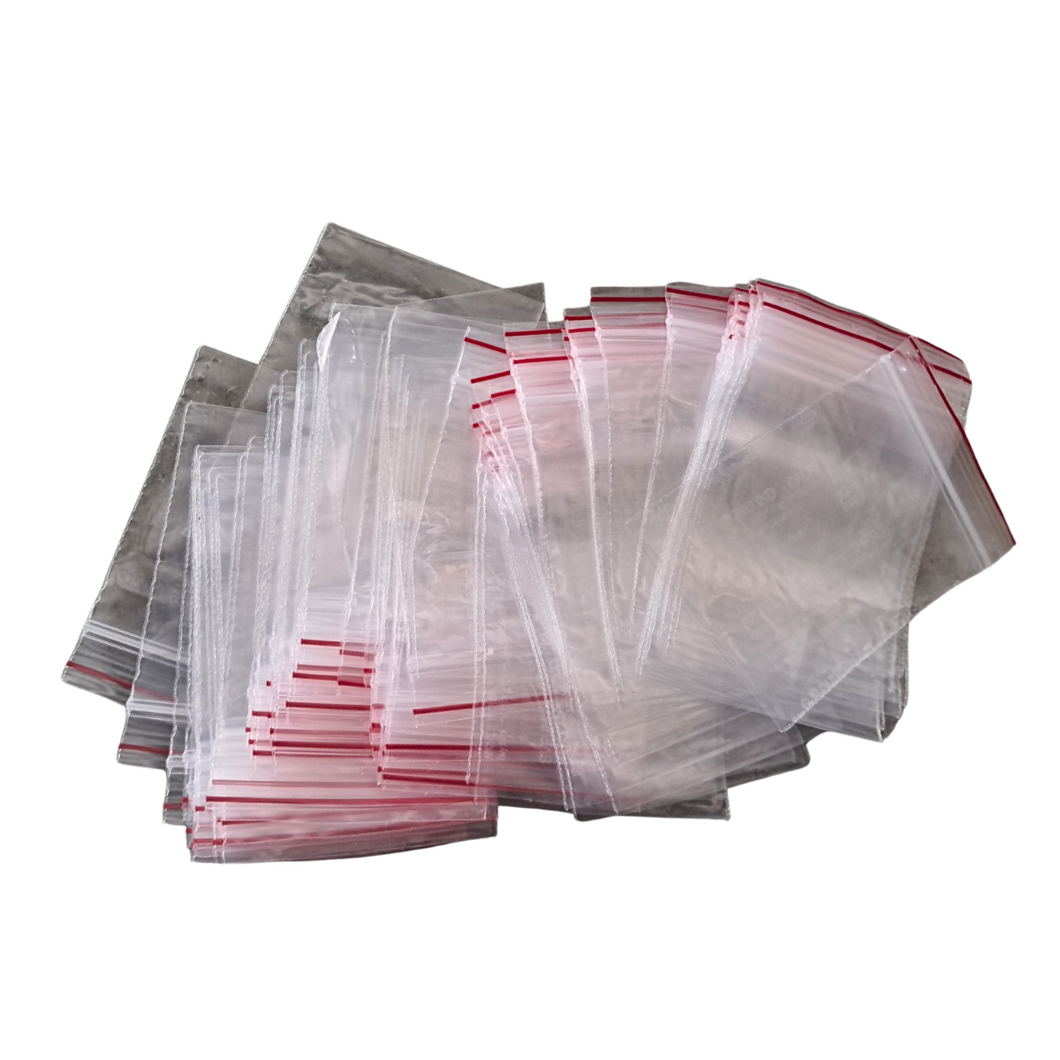 Zip Lock Bags Covers Pouch 2 X 3 inch Multi Purpose Re-Usable Transparent Zip Lock Storage Bags more than 51 micron Pack of 25 pcs