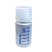 Load image into Gallery viewer, Reagent Bottle Printed Graduation Leak proof Narrow Mouth with cap Capacity 15 ml Material Polypropylene For filling Liquid in Laboratory Pack of 1
