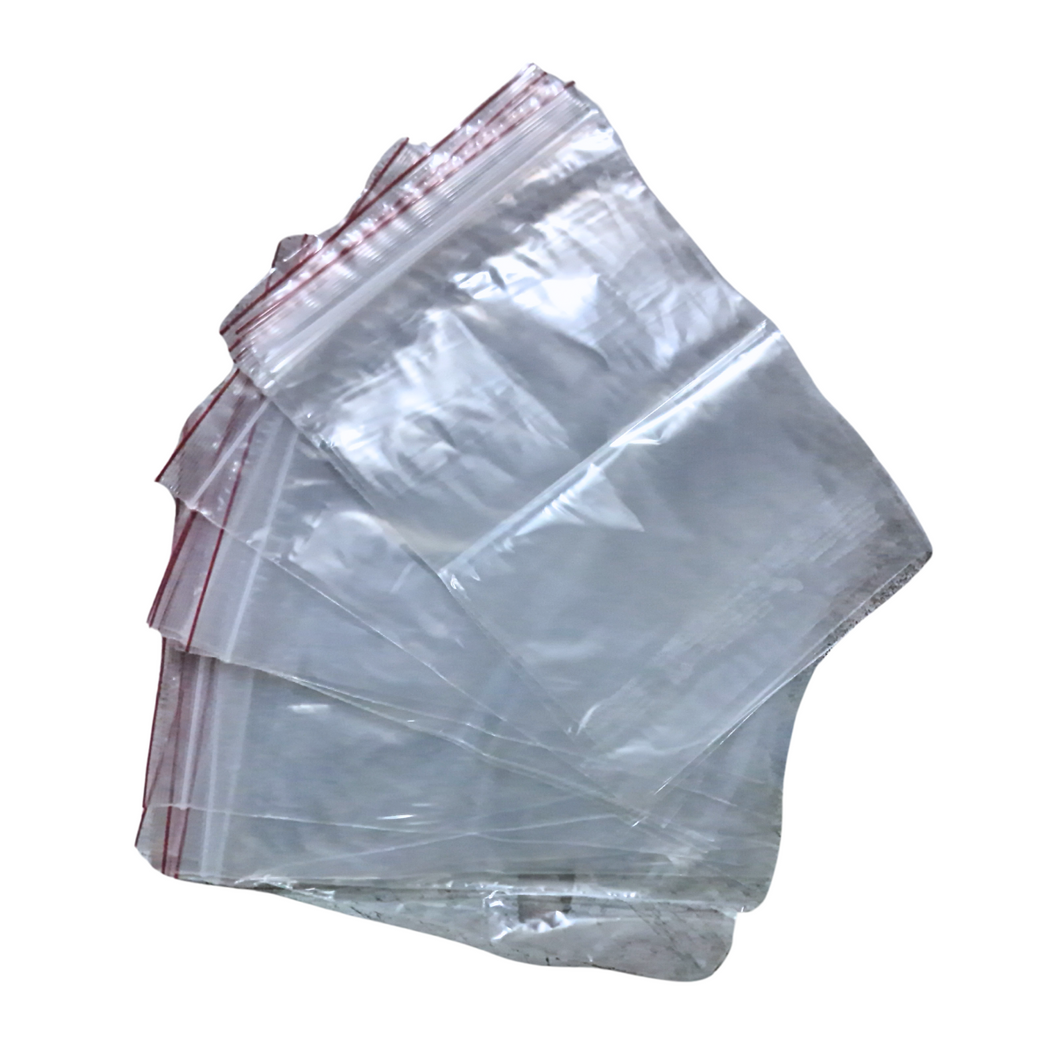 Zip Lock Bags Covers Pouch 8 X 11 inch Multi Purpose Re-Usable Transparent Zip Lock Storage Bags more than 51 micron Pack of 25 pcs